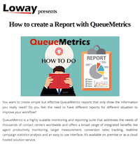 How to create a Report with QueueMetrics for Asterisk PBX