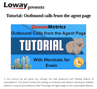 Tutorial: Outbound calls from the agent page