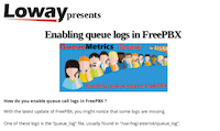 Enabling queue logs in FreePBX