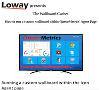 How to run a custom wallboard within QueueMetrics